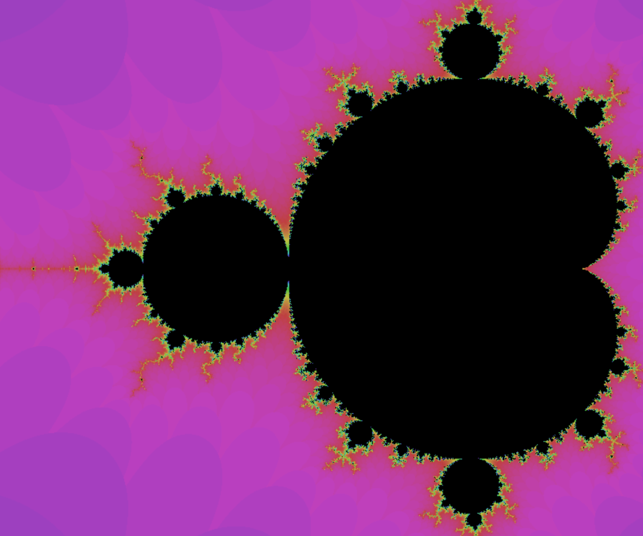 A picture of the mandelbrot set